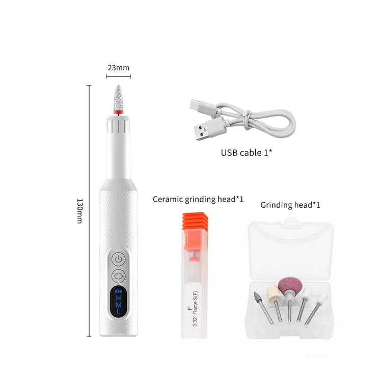 USB Charging Cordless Electric Hand and Foot Nail File Set