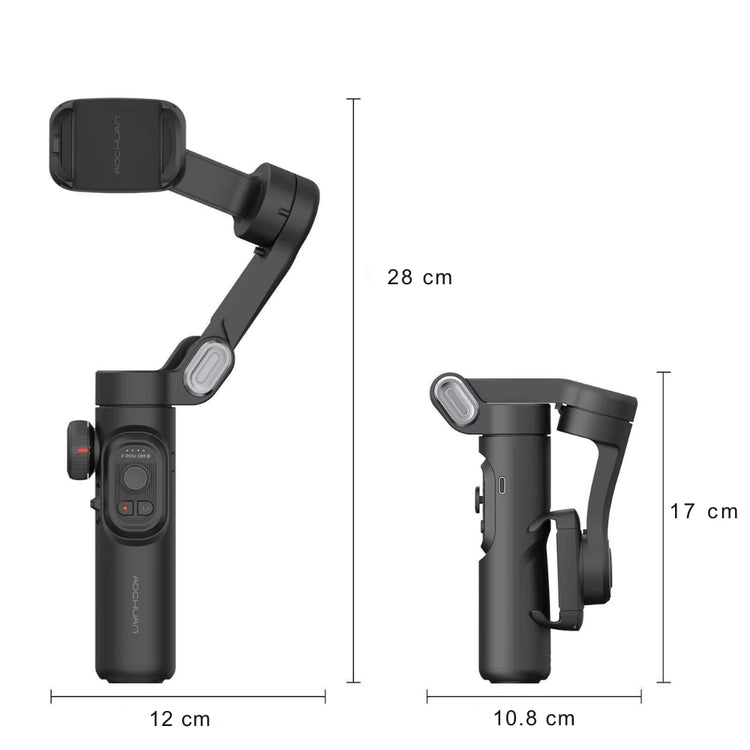 Smartphone Gimbal Stabilizer 3 Axis Handheld for iPhone & Android