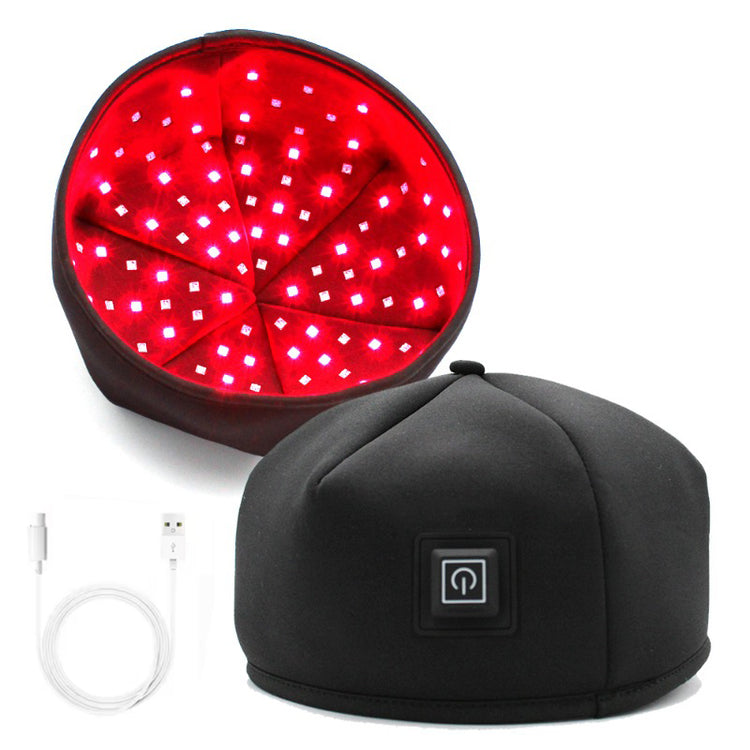 Red Light Therapy Device Hat Near Infrared LED Treatment Helmet for Hair Growth