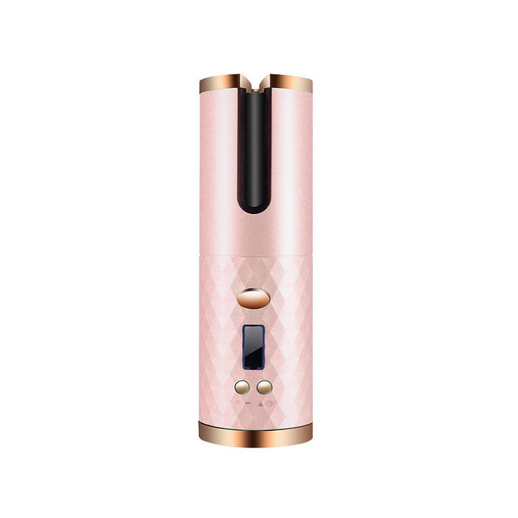 USB Rechargeable Cordless Auto-Rotating Ceramic Portable Women&