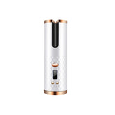 USB Rechargeable Cordless Auto-Rotating Ceramic Portable Women&