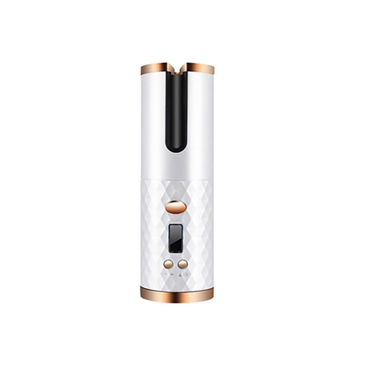 USB Rechargeable Cordless Auto-Rotating Ceramic Portable Women&