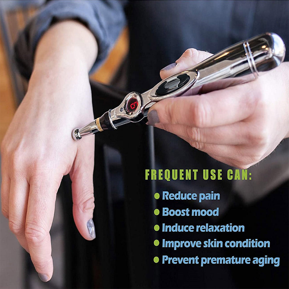 Electronic Acupuncture Acupressure Massage Pen- Battery Operated