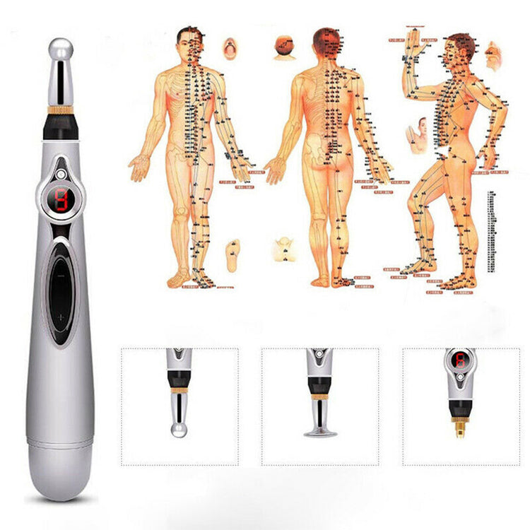 Electronic Acupuncture Acupressure Massage Pen- Battery Operated