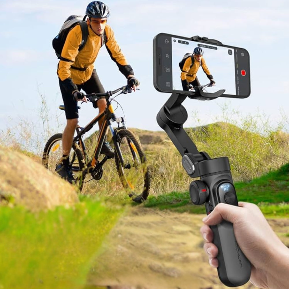 Smartphone Gimbal Stabilizer 3 Axis Handheld for iPhone & Android