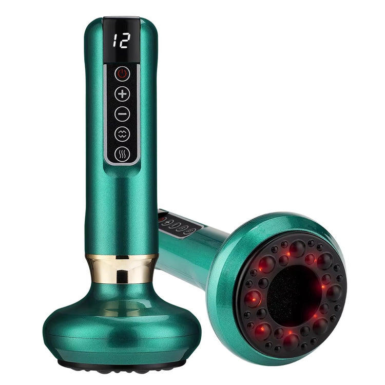 Electric Cupping Massager with Vacuum Suction and Infrared Heat