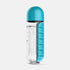 2 in 1 600ml 7 Grids Medicine Box Water Cup Sports Plastic Bottle