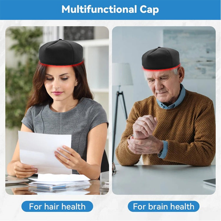 Red Light Therapy Device Hat Near Infrared LED Treatment Helmet for Hair Growth