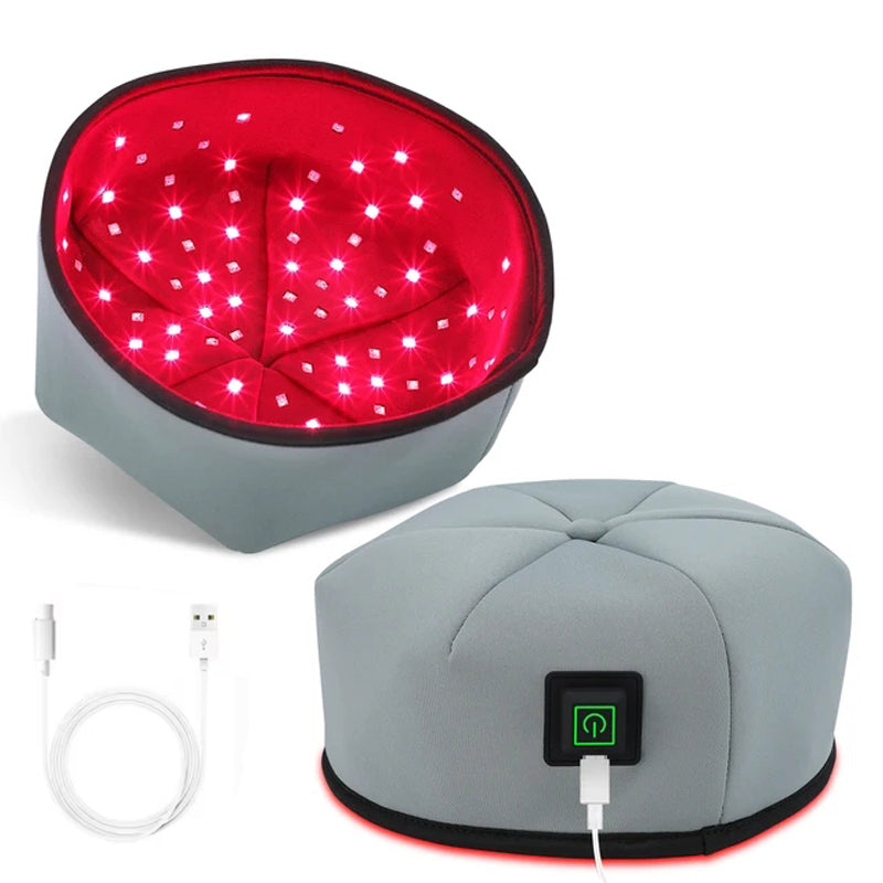 Red Light Therapy Device Hat Near Infrared LED Treatment Helmet for Hair Growth